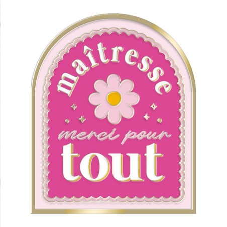 Magnet maitresse merci pour tout