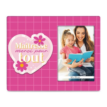 Cadre photo maitresse