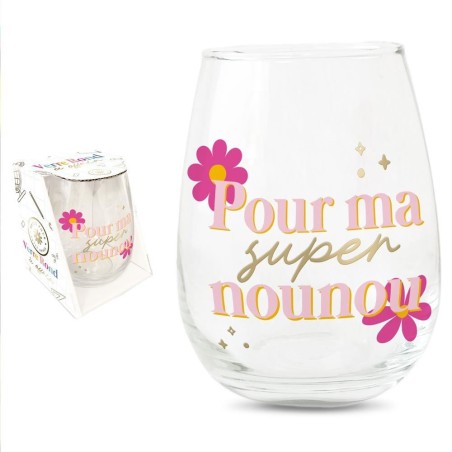 Verre rond pour ma super nounou