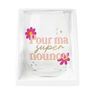 Verre rond pour ma super nounou