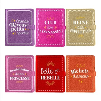 Carnet paillettes