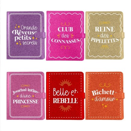 Carnet paillettes