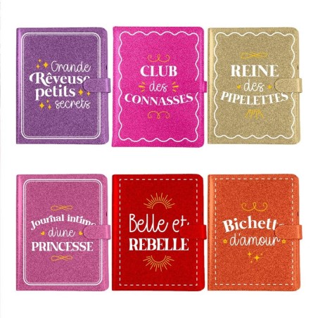 Carnet paillettes