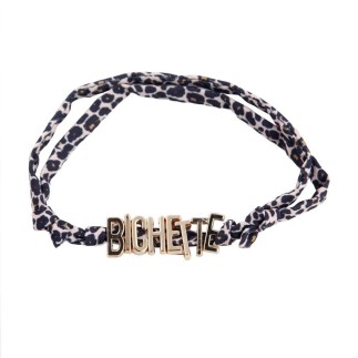 Bracelet bichette leopard