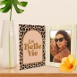 Cadre photo double leopard la belle vie