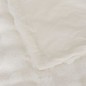 Plaid fourrure 120 x 160 cm blanc
