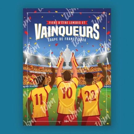 Affiche COLLECTOR Lens - " Vainqueurs"