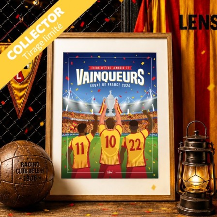 Affiche COLLECTOR Lens - " Vainqueurs"