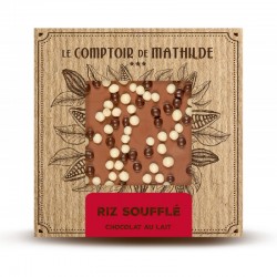 Tablette Riz soufflé - Chocolat lait