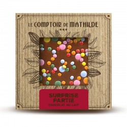 Tablette Surprise partie - Chocolat lait