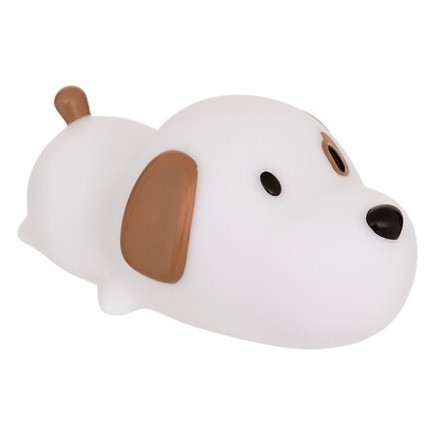 Veilleuse chien Scott long 15 cm à piles pour enfant pas cher