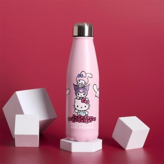 BOUTEILLE DE TRANSPORT ISO HELLO KITTY 50CL ROSE