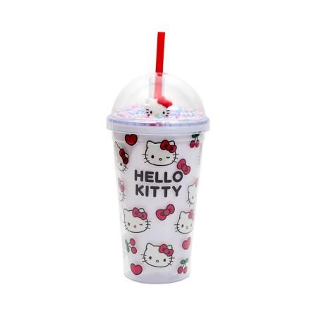GOBELET DE TRANSPORT STARCUP HELLO KITTY BLANC