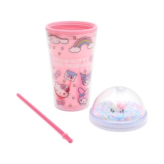 GOBELET DE TRANSPORT STARCUP HELLO KITTY 45CL ROSE