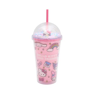 GOBELET DE TRANSPORT STARCUP HELLO KITTY 45CL ROSE
