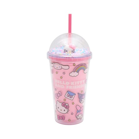 GOBELET DE TRANSPORT STARCUP HELLO KITTY 45CL ROSE