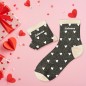 Chaussettes paillettes cŒurs jalouse