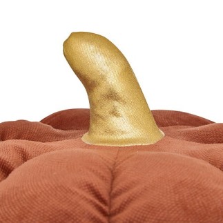 Coussin citrouille 32 cm ambre