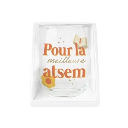 Verre rond pour la meilleure ATSEM