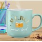 MUG CÉRAMIQUE MERCI POUR TOUT 40CL BLEU