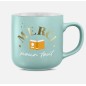 MUG CÉRAMIQUE MERCI POUR TOUT 40CL BLEU