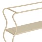 Etagère vague métal beige