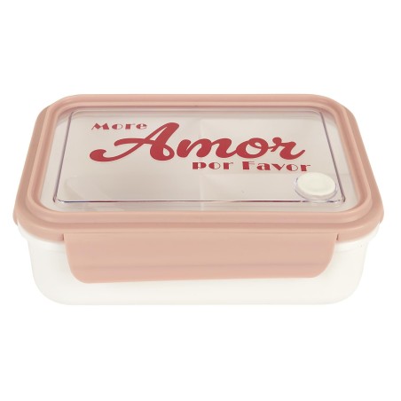 LUNCH BOX COMPARTIMENTE MOR AMORE POR FAVOR 1,2L
