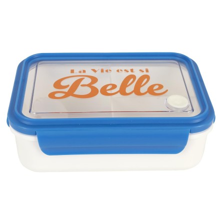LUNCH BOX COMPARTIMENTE LA VIE EST BELLE 1,2L