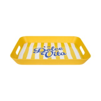 PLATEAU PLASTIQUE DOLCE VITA 41X32CM
