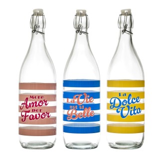 BOUTEILLE VERRE DOLCE VITA 1L