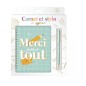 Coffret carnet et stylo "Merci pour tout"