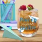 VERRE ROND "POUR UN SUPER MAÎTRE"