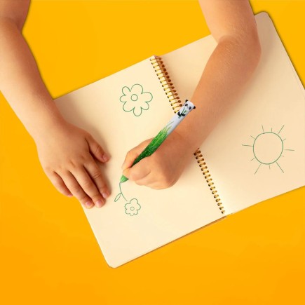 STYLO BILLE 2 COULEURS CLICK & CLACK - PANDA LEGAMI