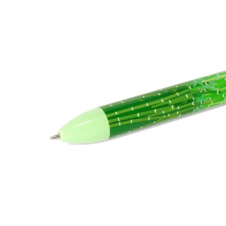 STYLO BILLE 2 COULEURS CLICK & CLACK - PANDA LEGAMI
