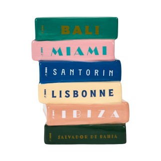 VASE LIVRES ESCAPADE H18CM