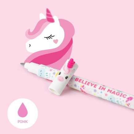 STYLO À ENCRE GEL EFFAÇABLE LICORNE LEGAMI