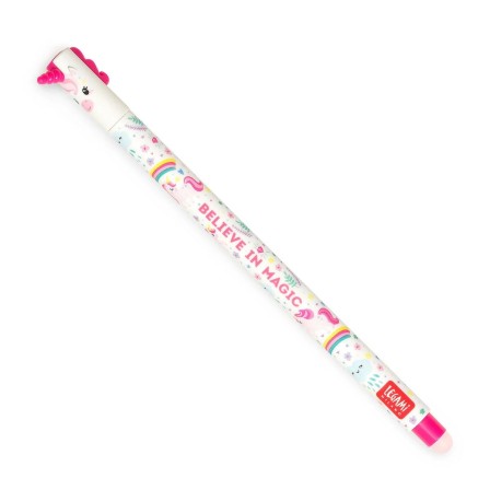STYLO À ENCRE GEL EFFAÇABLE LICORNE LEGAMI