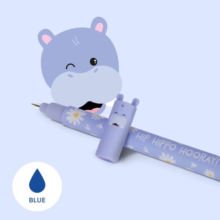 STYLO À ENCRE GEL EFFAÇABLE HIPPO LEGAMI