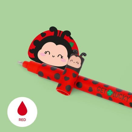 STYLO À ENCRE GEL EFFAÇABLE LADYBUG COCCINELLE LEGAMI