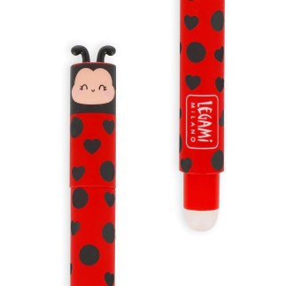 STYLO À ENCRE GEL EFFAÇABLE LADYBUG COCCINELLE LEGAMI