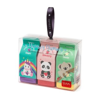 SET DE 3 GOMMES PARFUMÉES YUMMY YUMMY LEGAMI