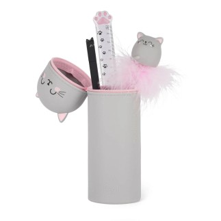 TROUSSE EN SILICONE 2-EN-1 KITTY CHAT LEGAMI