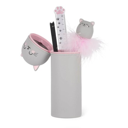 TROUSSE EN SILICONE 2-EN-1 KITTY CHAT LEGAMI