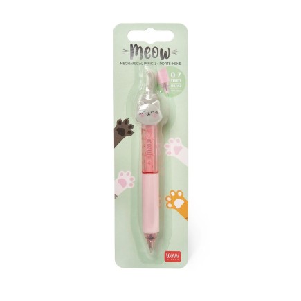 PORTE-MINE CHAT GRIS LEGAMI