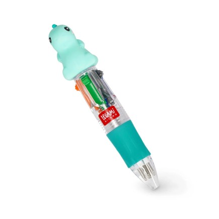 MINI STYLO À BILLE 4 COULEURS DINO LEGAMI