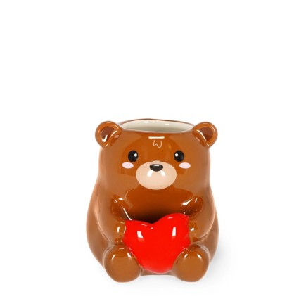 POT À CRAYONS EN CÉRAMIQUE TEDDY BEAR LEGAMI