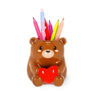 POT À CRAYONS EN CÉRAMIQUE TEDDY BEAR LEGAMI