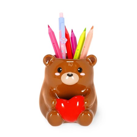 POT À CRAYONS EN CÉRAMIQUE TEDDY BEAR LEGAMI