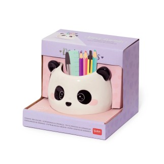 POT À CRAYONS EN CÉRAMIQUE PANDA LEGAMI