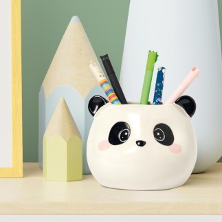POT À CRAYONS EN CÉRAMIQUE PANDA LEGAMI